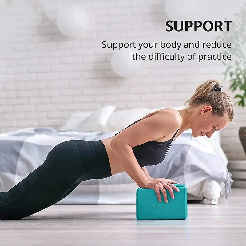 Loopigo™ Eco Yoga Blocks – Lightweight Support & Flexibility Set